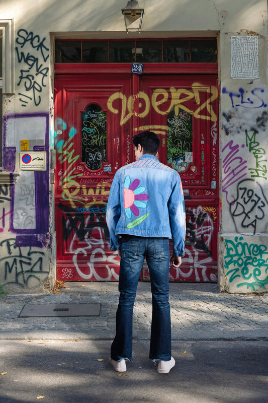 men denim jacket