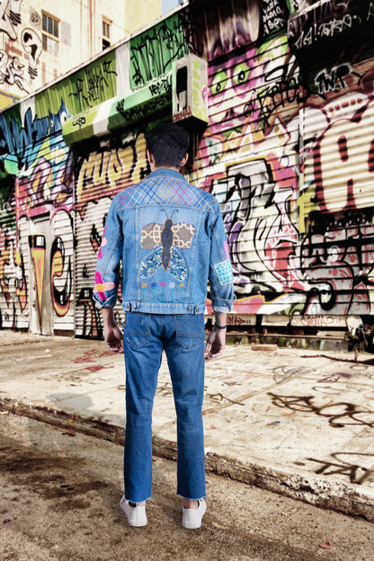 men denim jacket