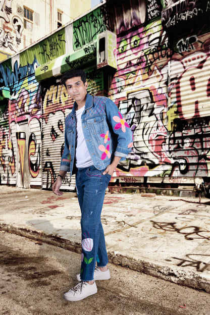 men denim jacket
