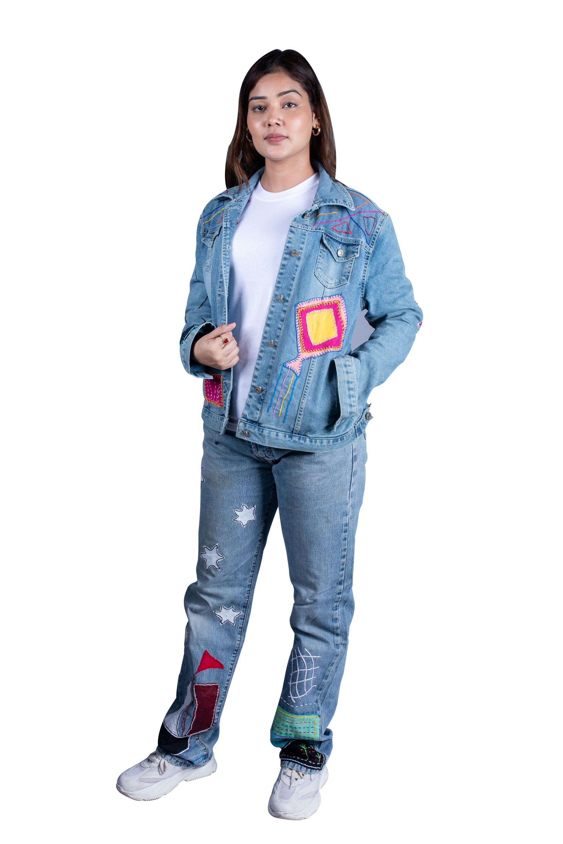 girl denim  jacket