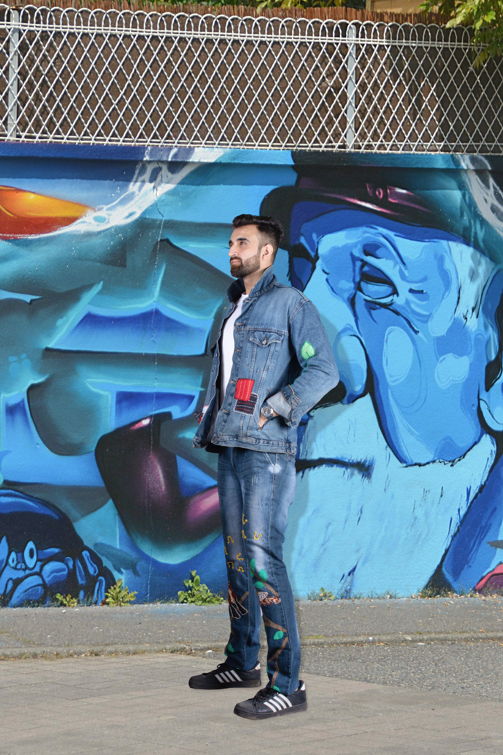 men denim jacket