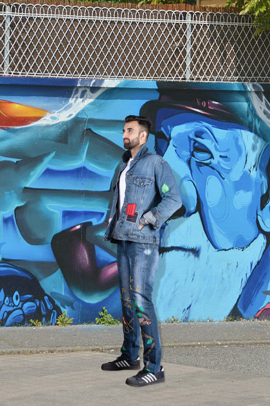 men denim jacket