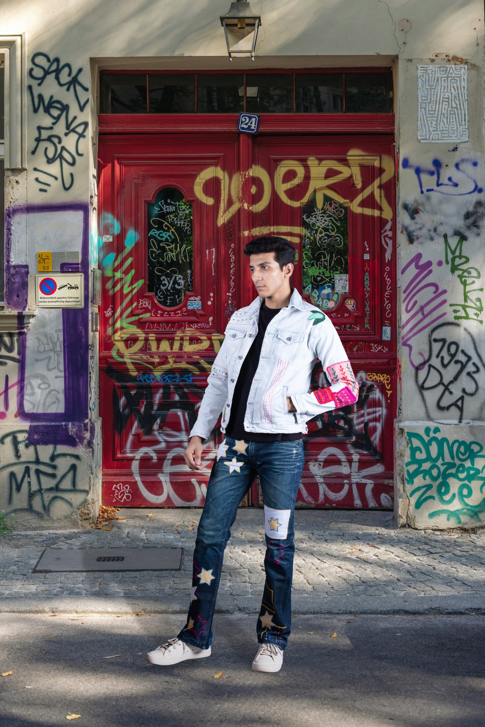 men denim jacket