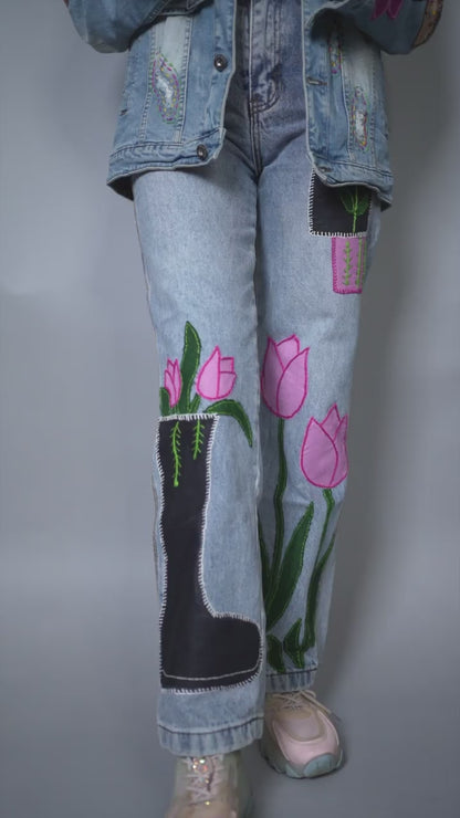 girl denim jeans
