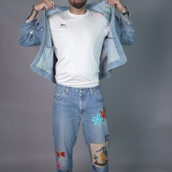 men denim jacket