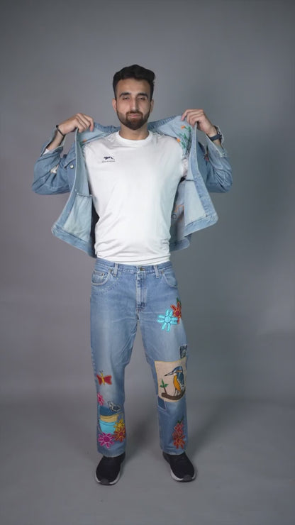 men denim jacket