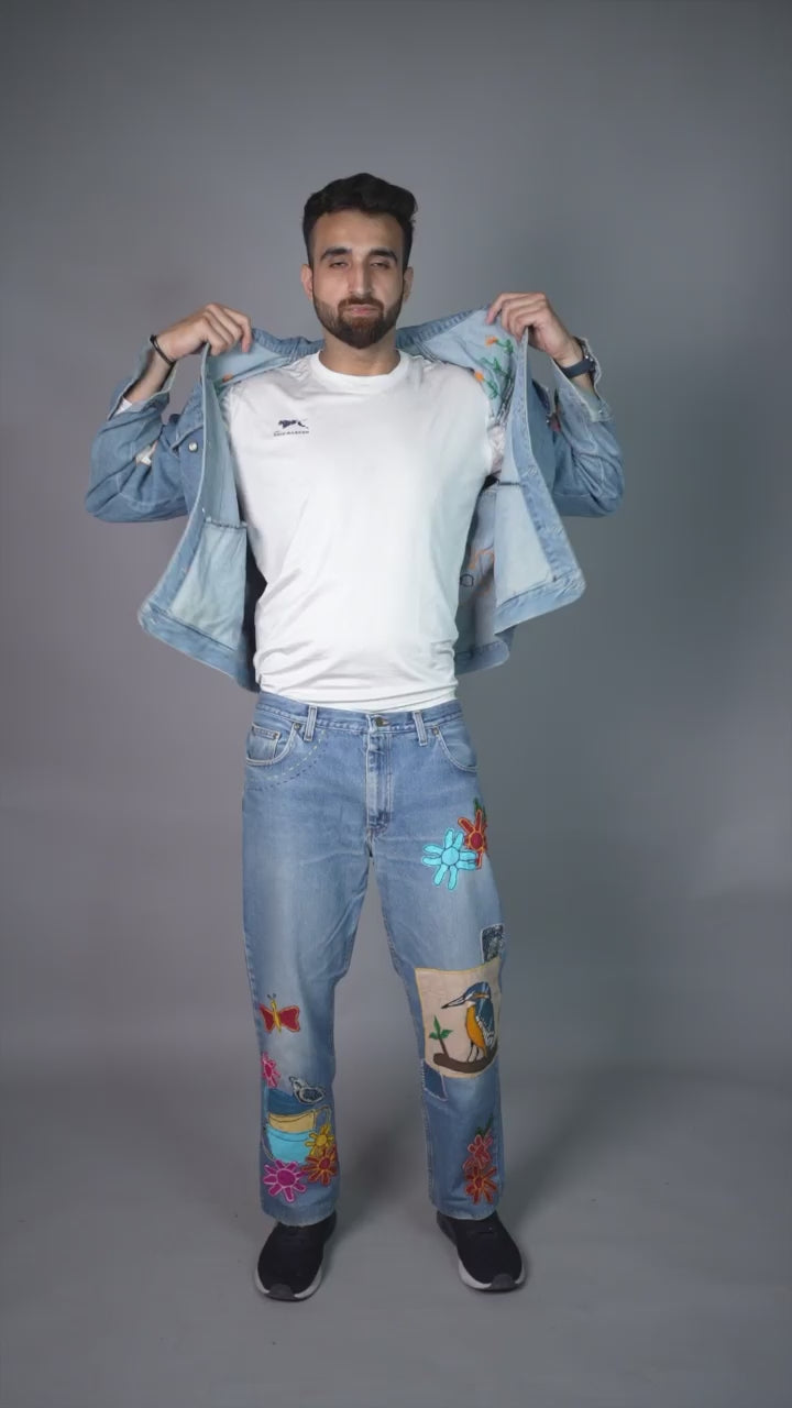 men denim jacket