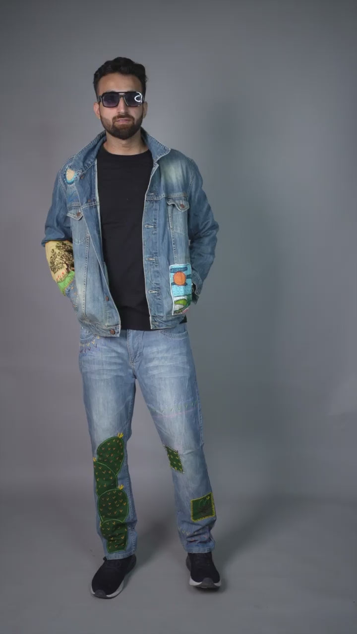 men denim jacket