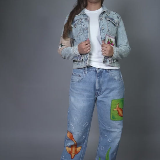 girl denim jeans