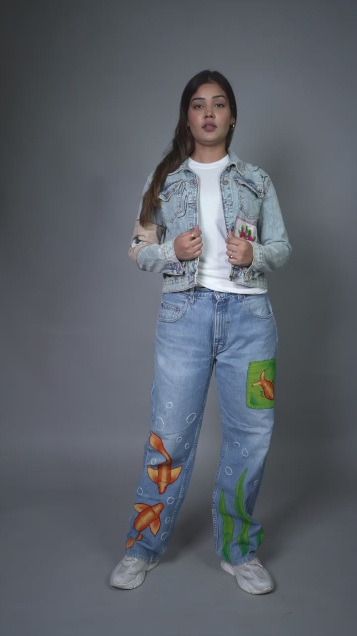 girl denim jeans