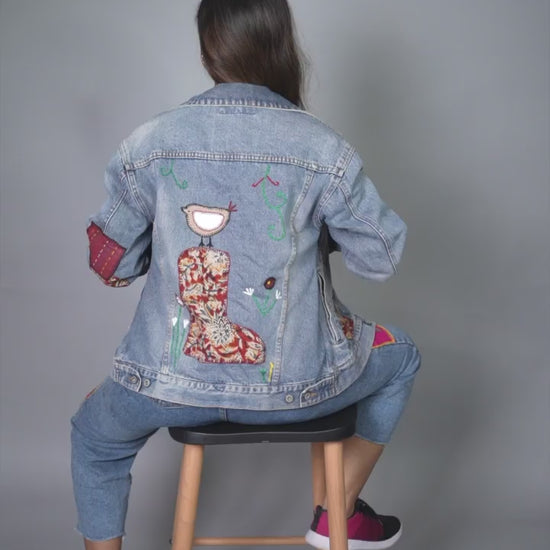 girl denim jacket