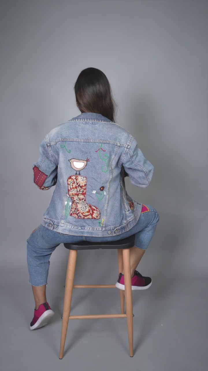 girl denim jacket