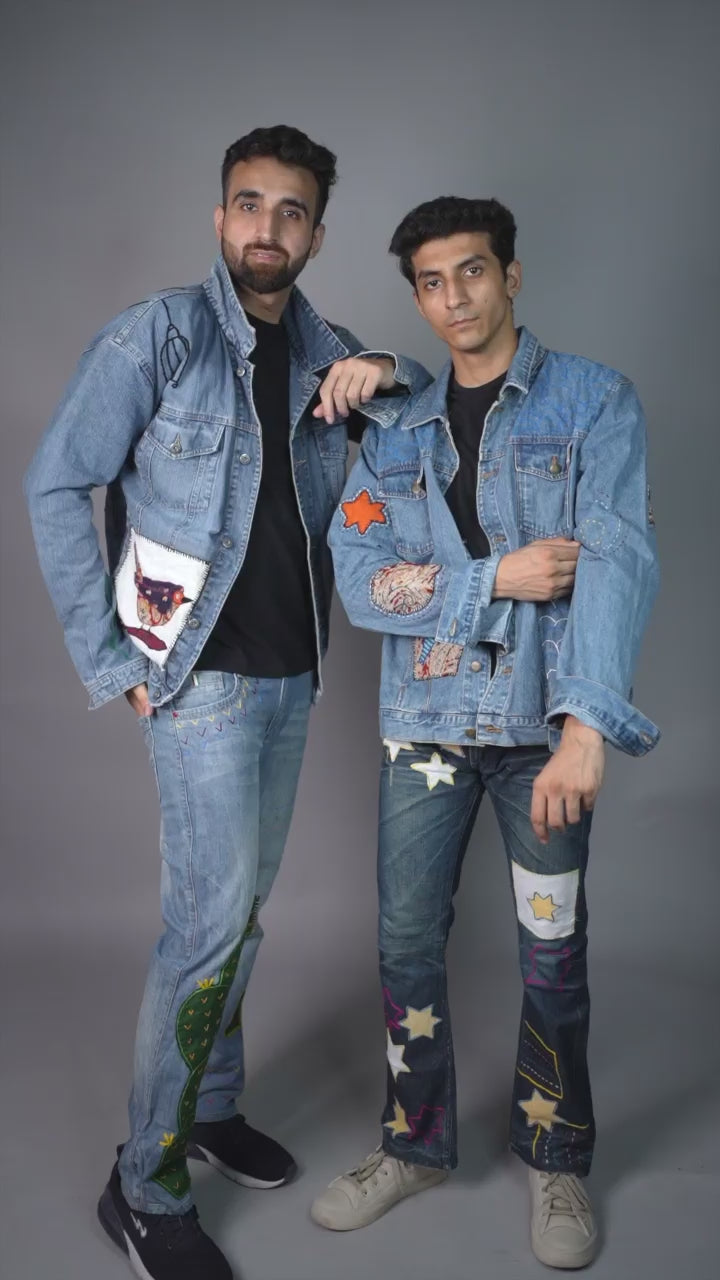 mens denim jeans .