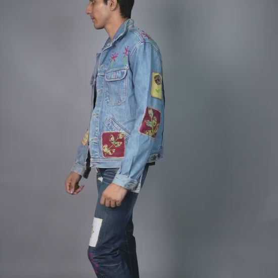 men denim jacket