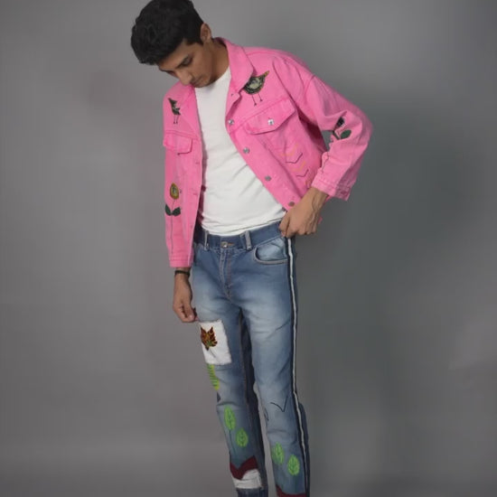 men denim jacket