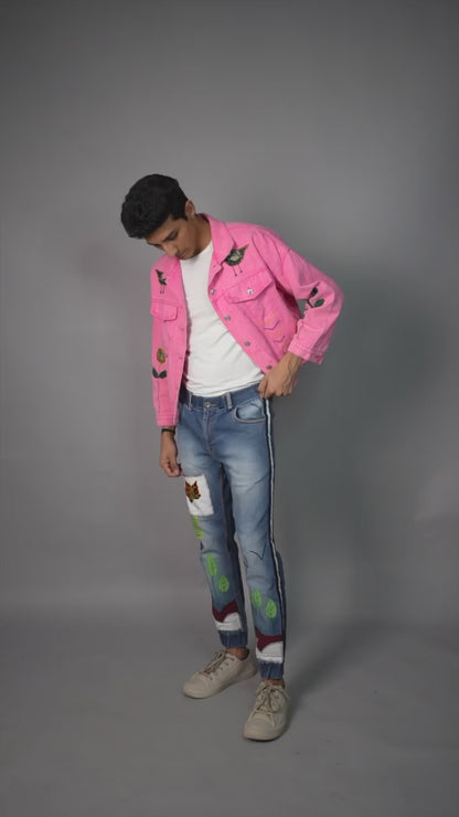 men denim jacket