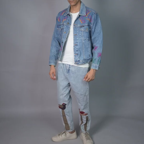 men denim jacket