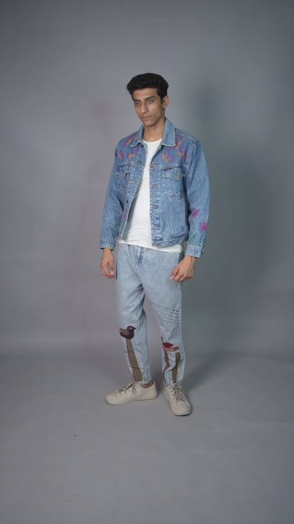men denim jacket