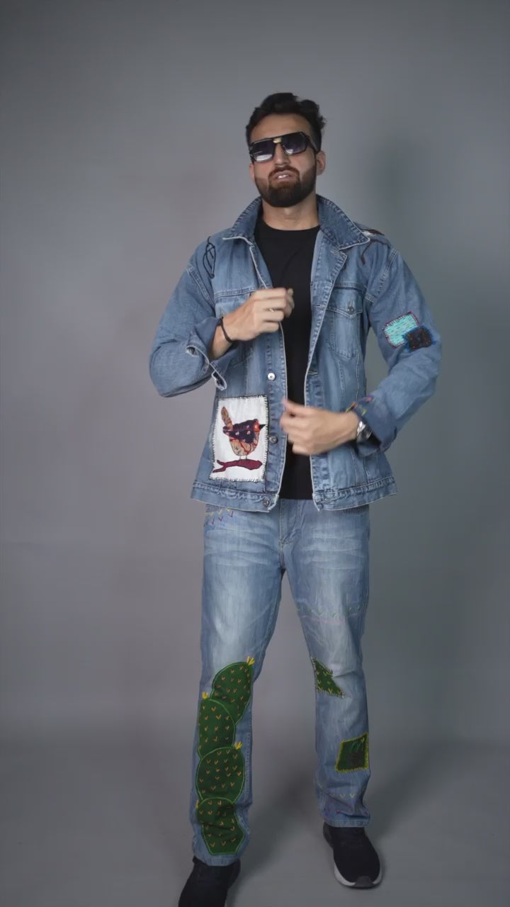 men denim jacket