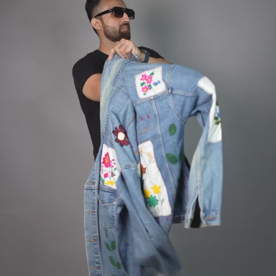 men denim jacket