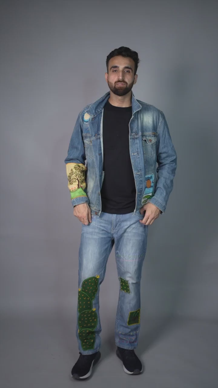 men denim jacket