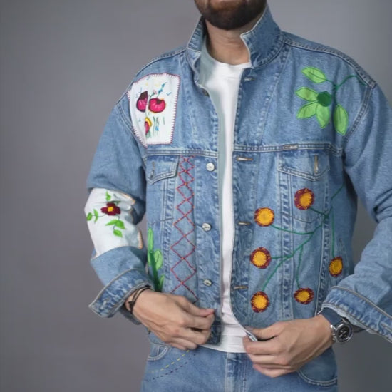 men denim jacket