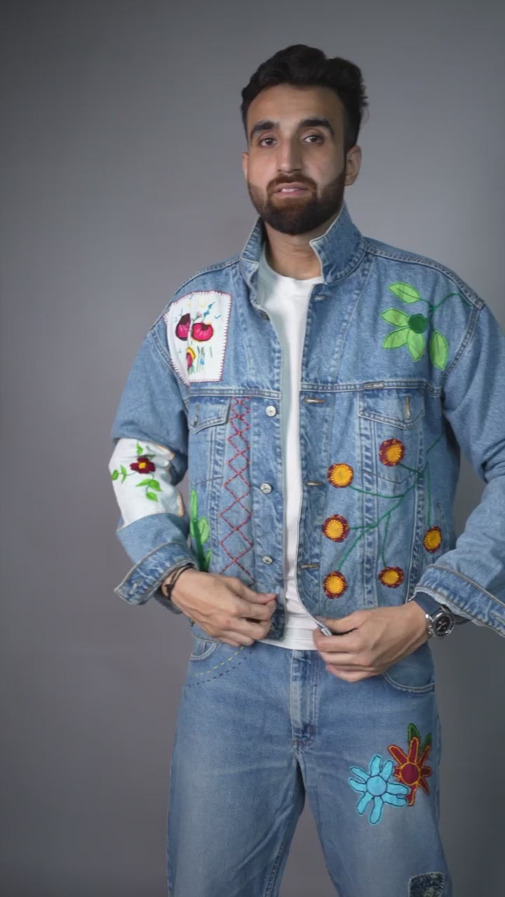 men denim jacket