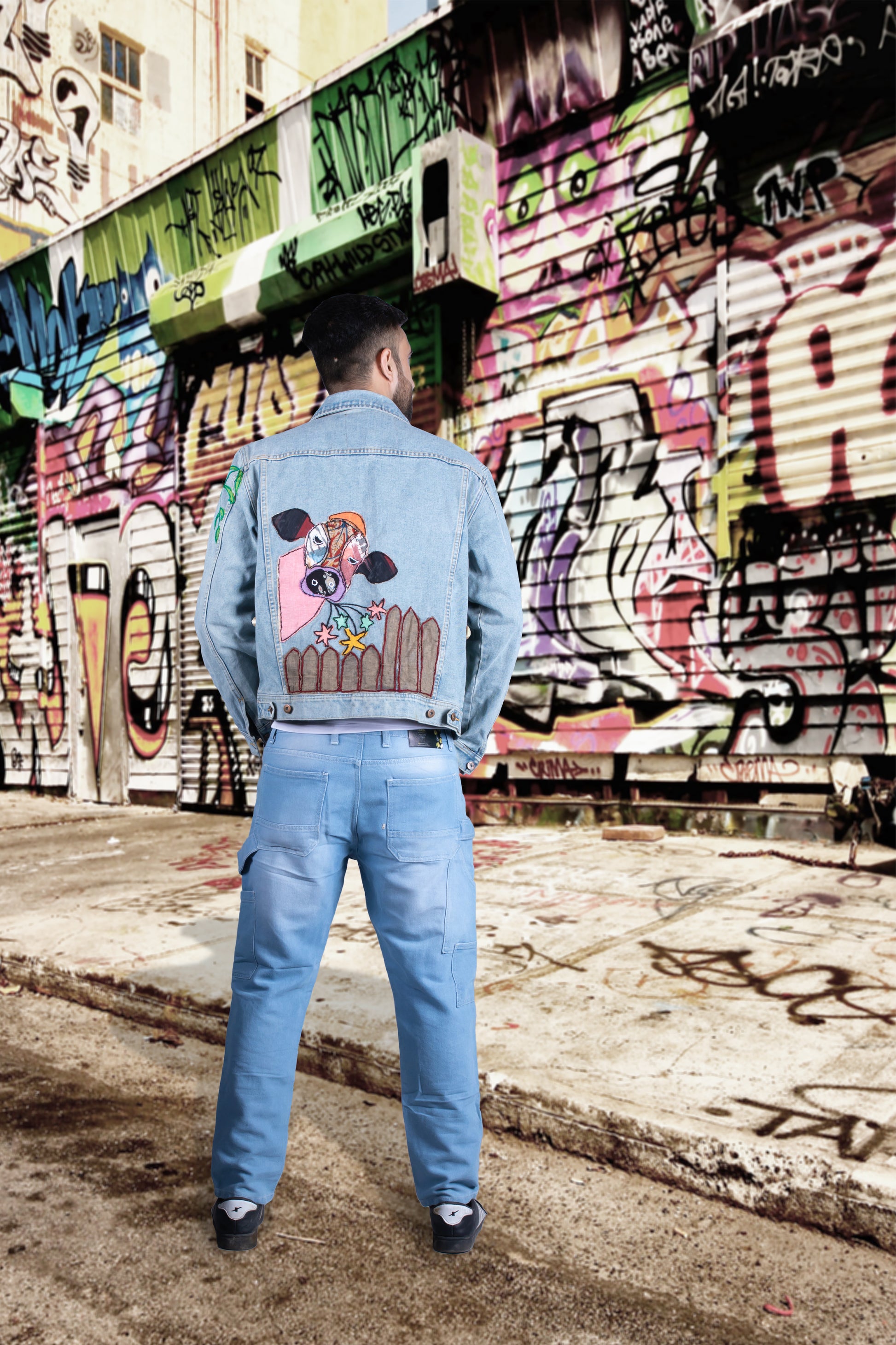 men denim jacket