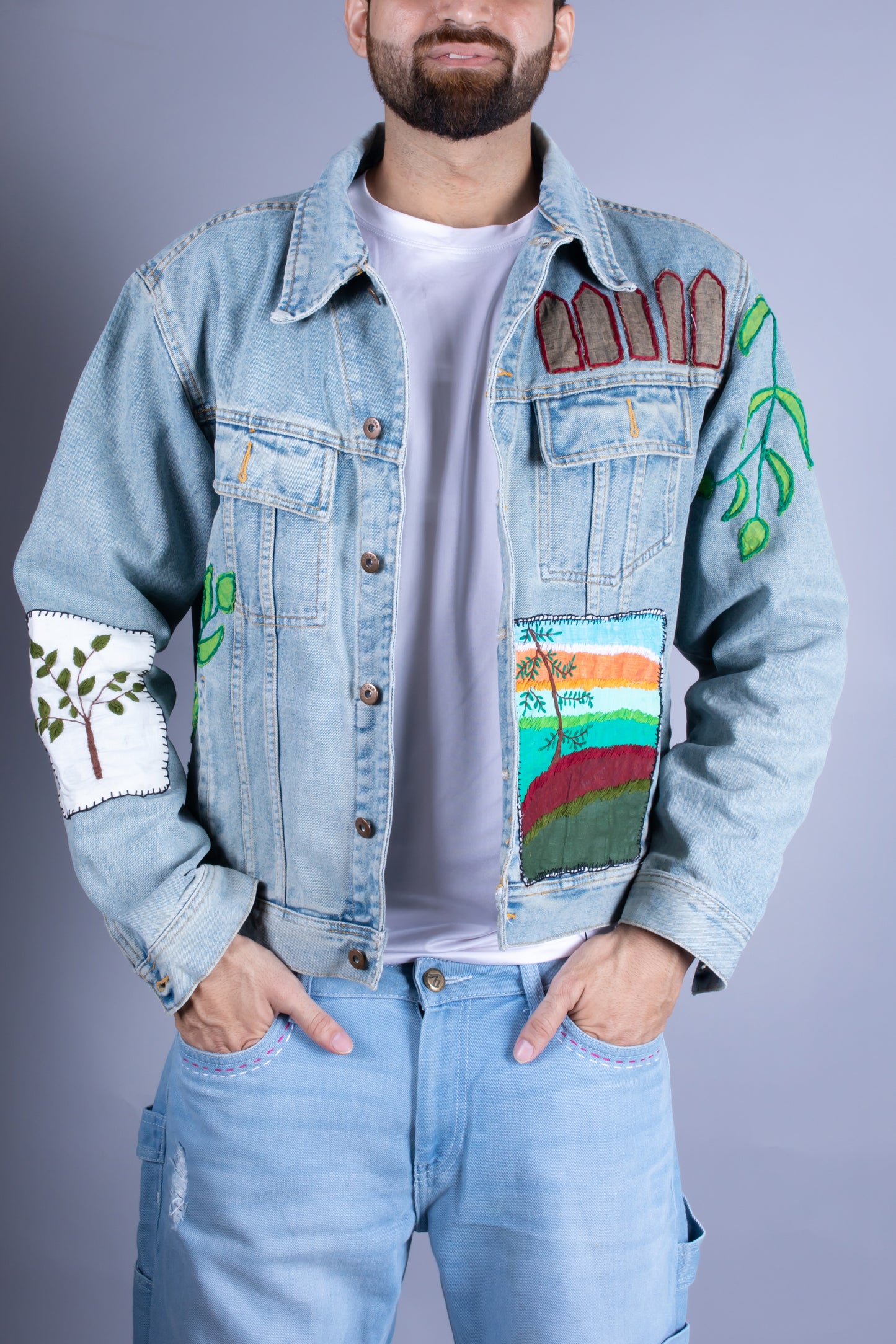 men denim jacket