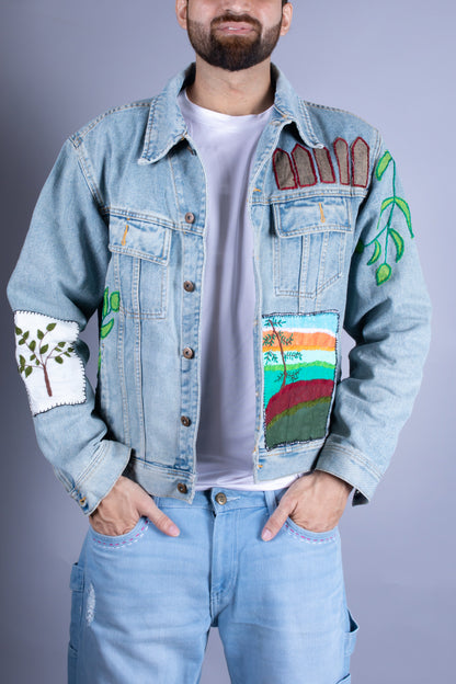 men denim jacket