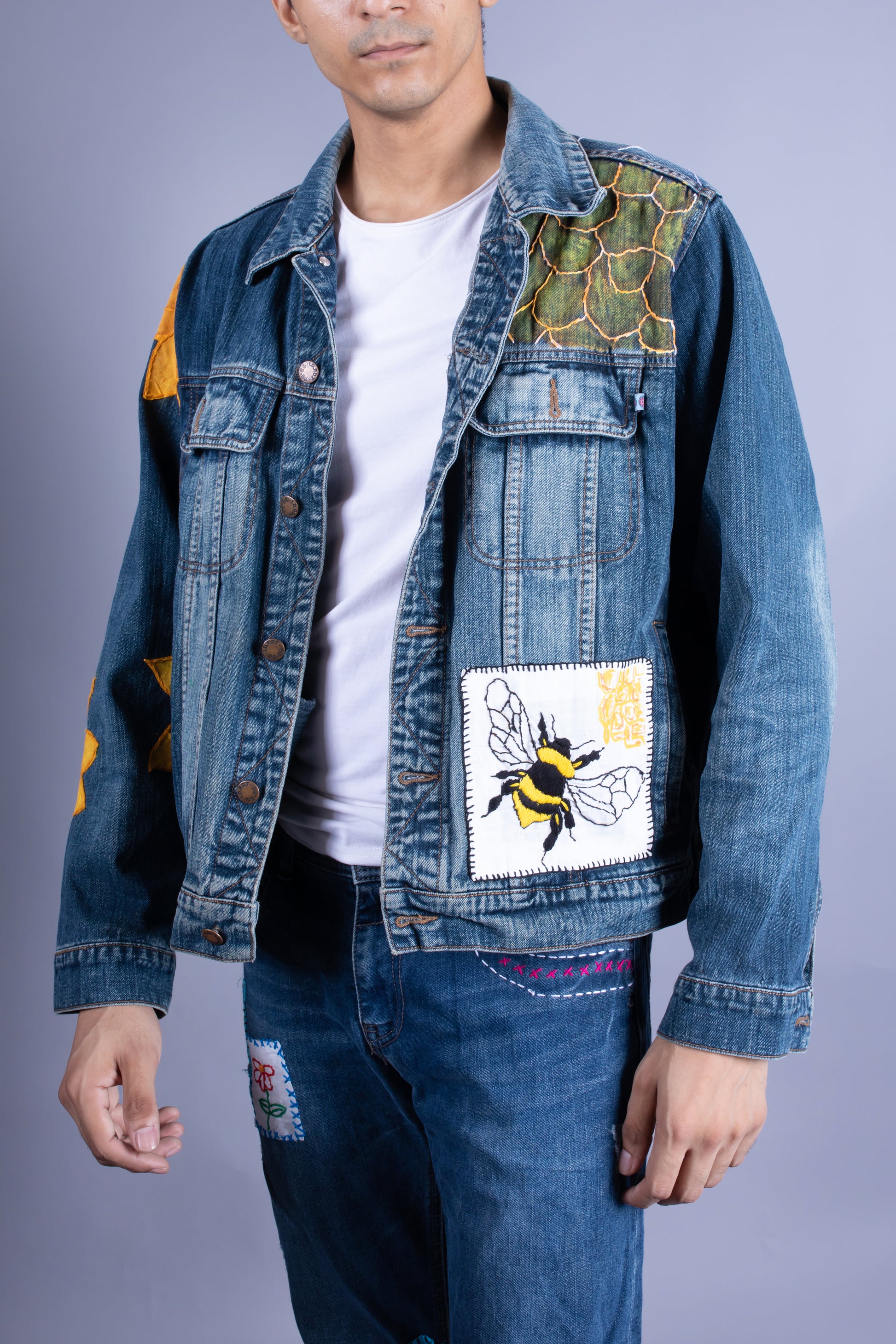 men denim jacket