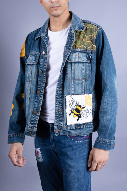 men denim jacket