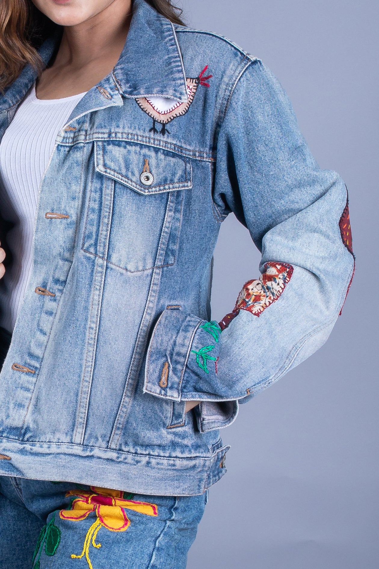 girl denim jacket