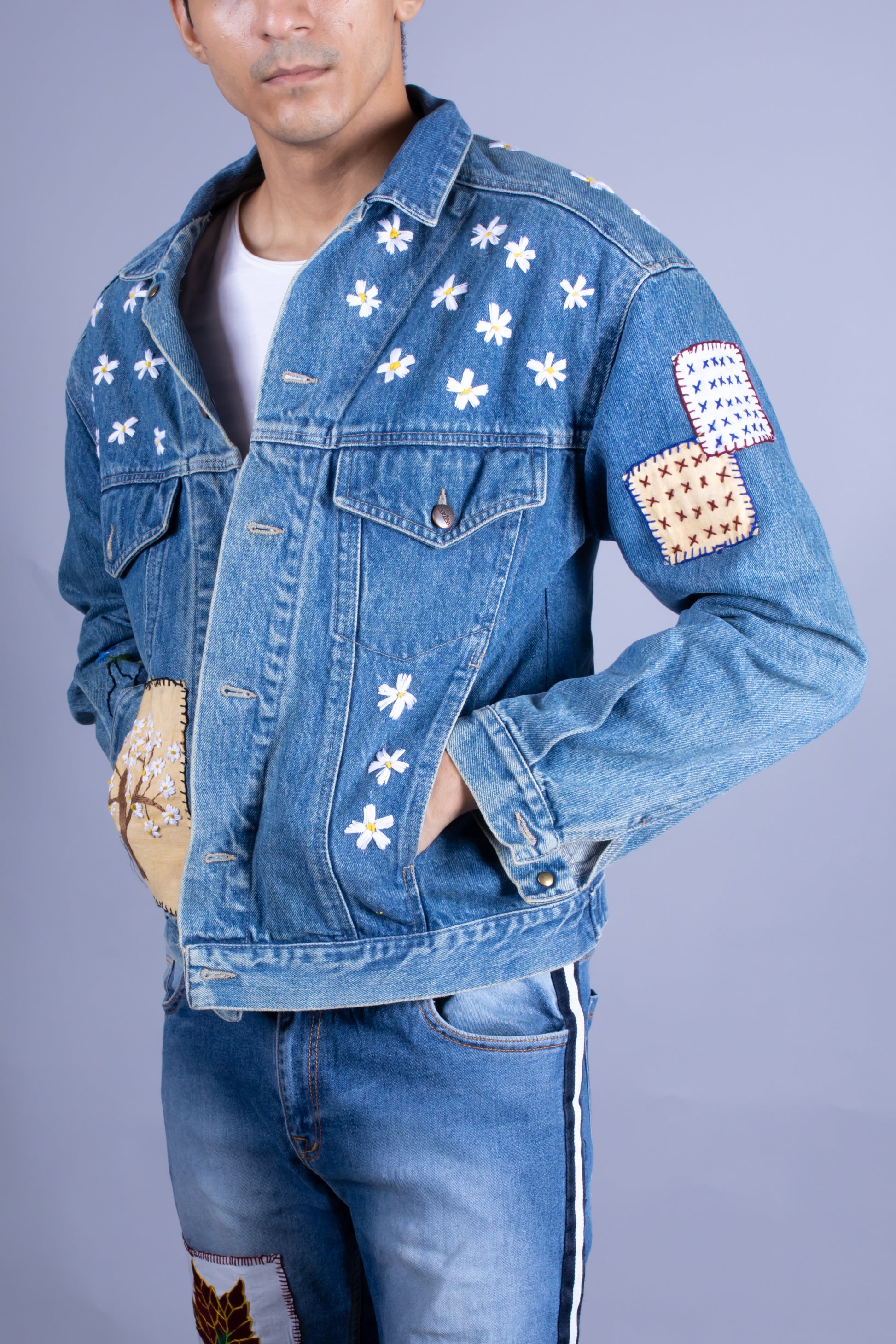 men denim jacket