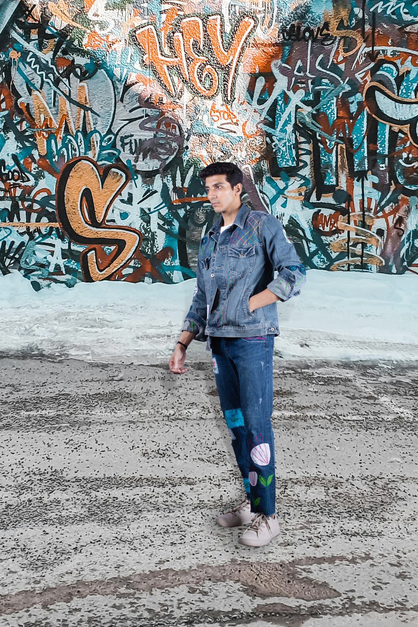 men denim jacket