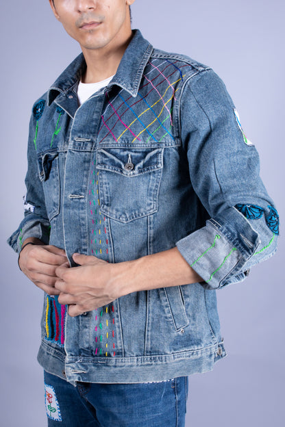 men denim jacket