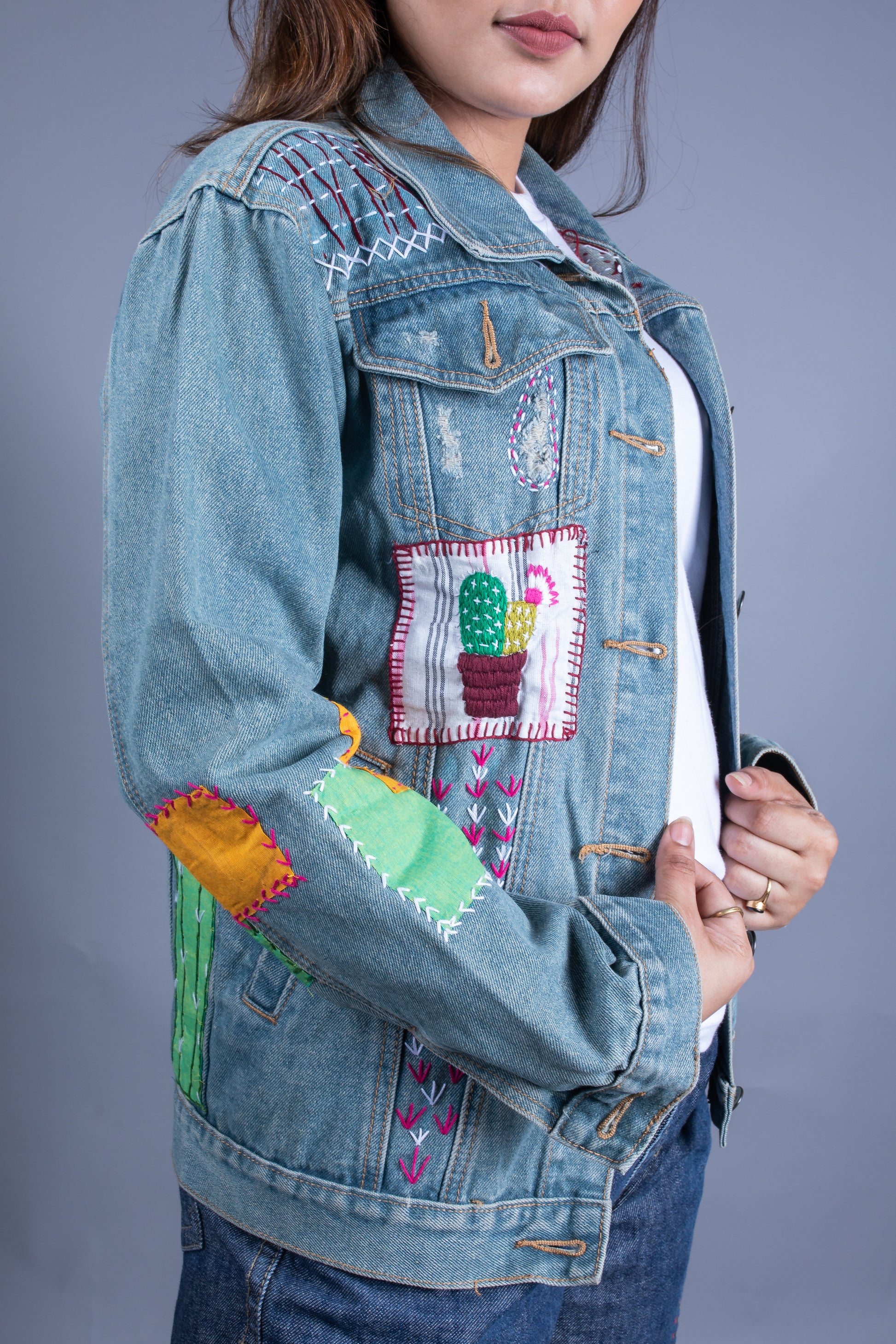 girl denim jacket
