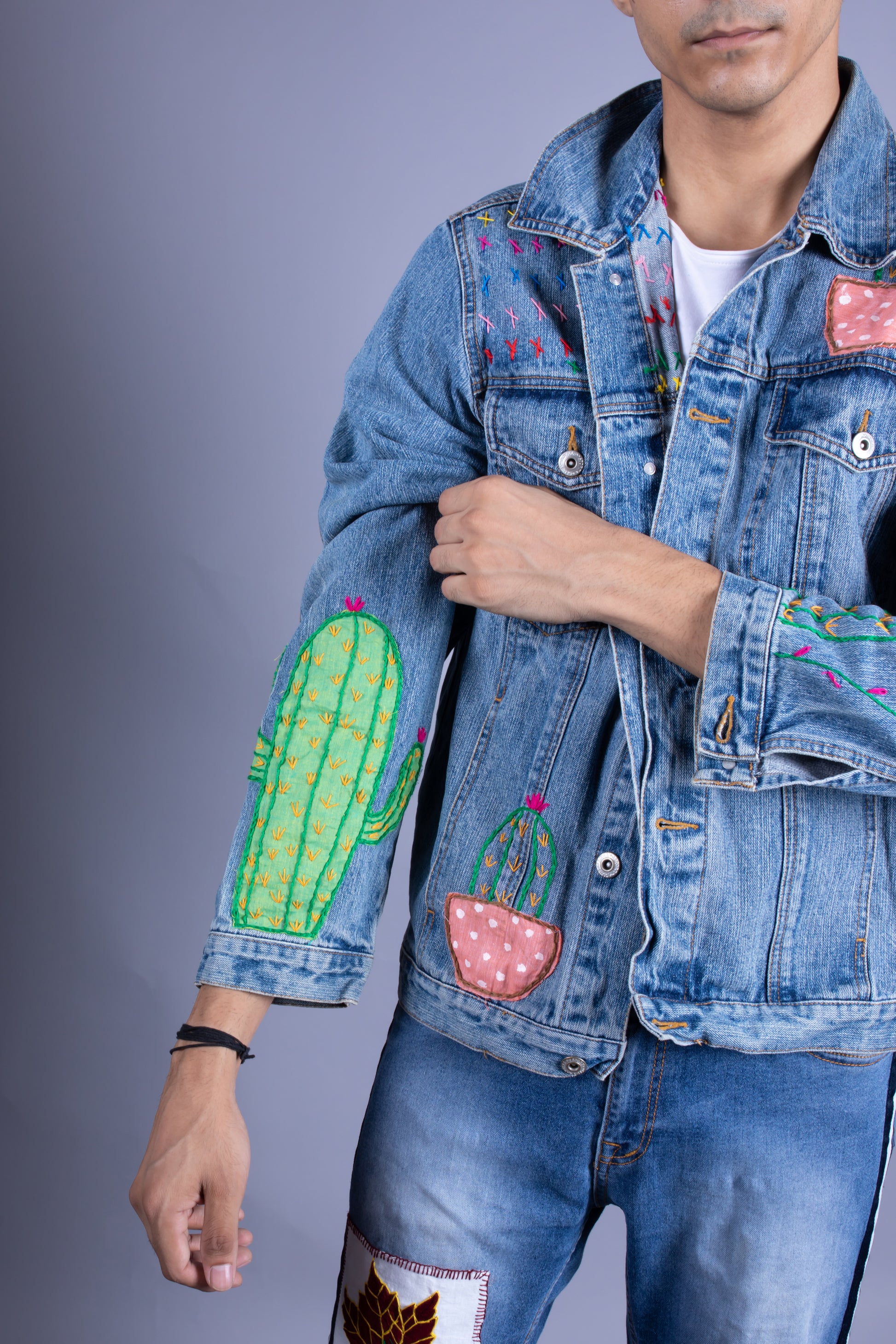 men denim jacket