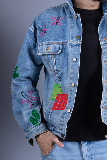 men denim jacket