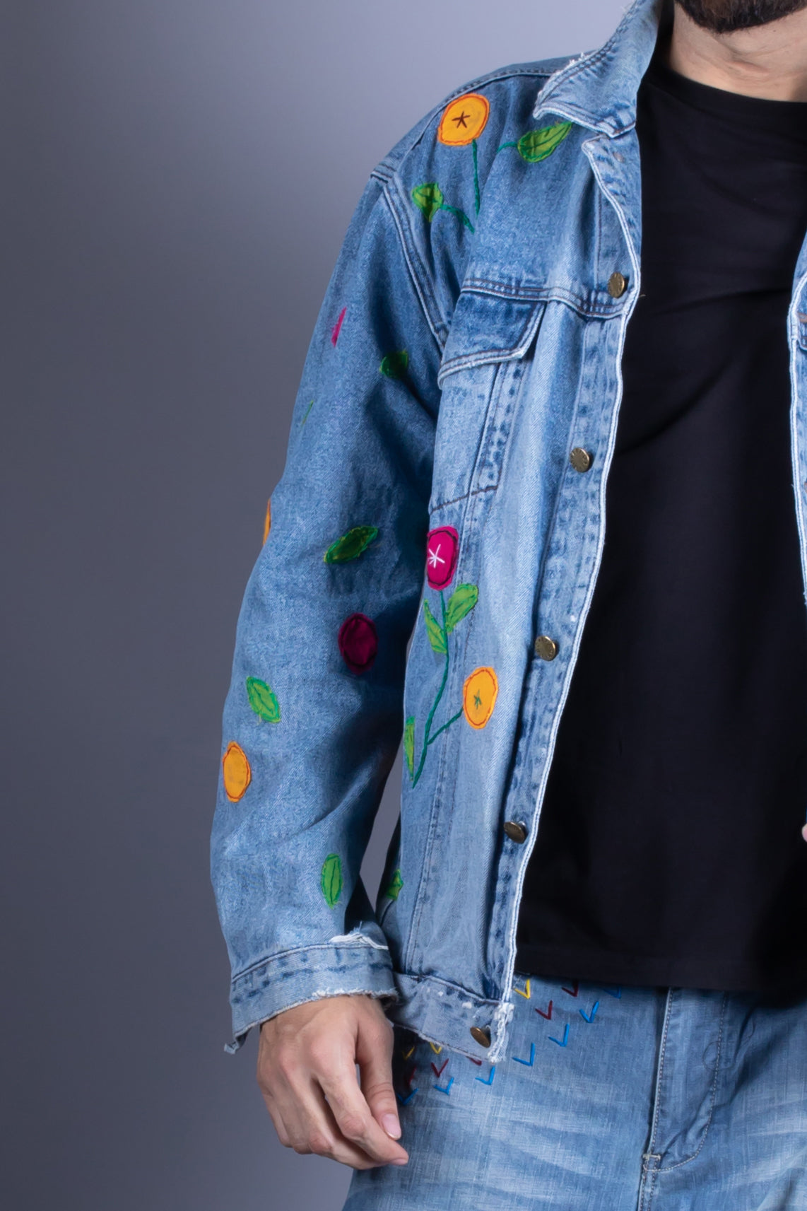 men denim jacket