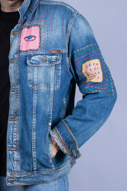 men denim jacket