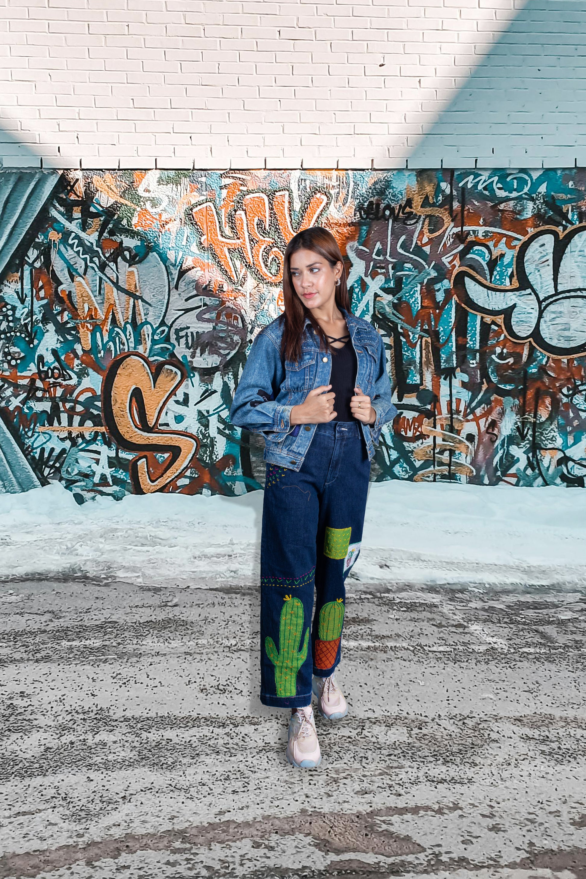 girl denim jacket