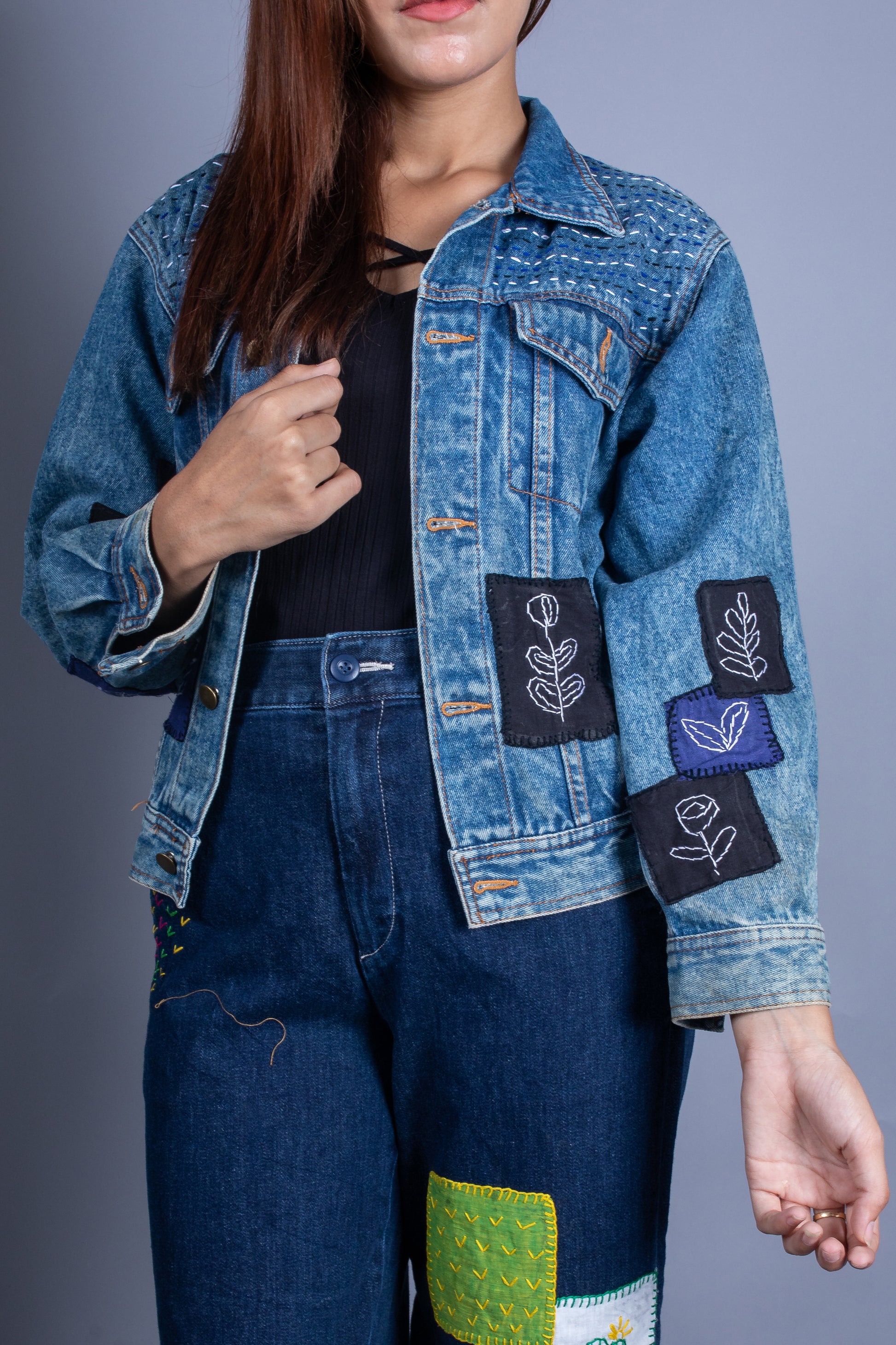 girl denim jacket