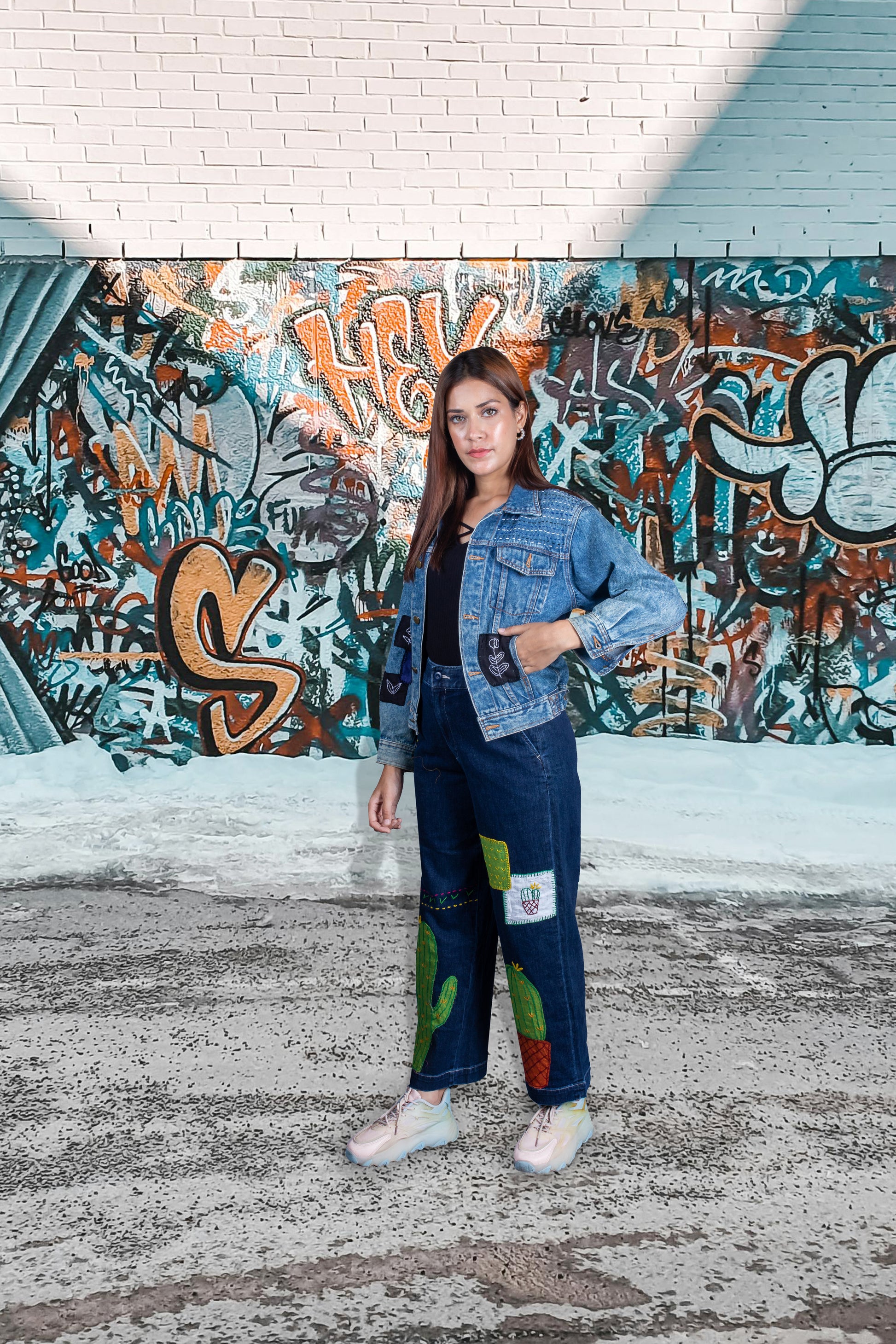 girl denim jacket
