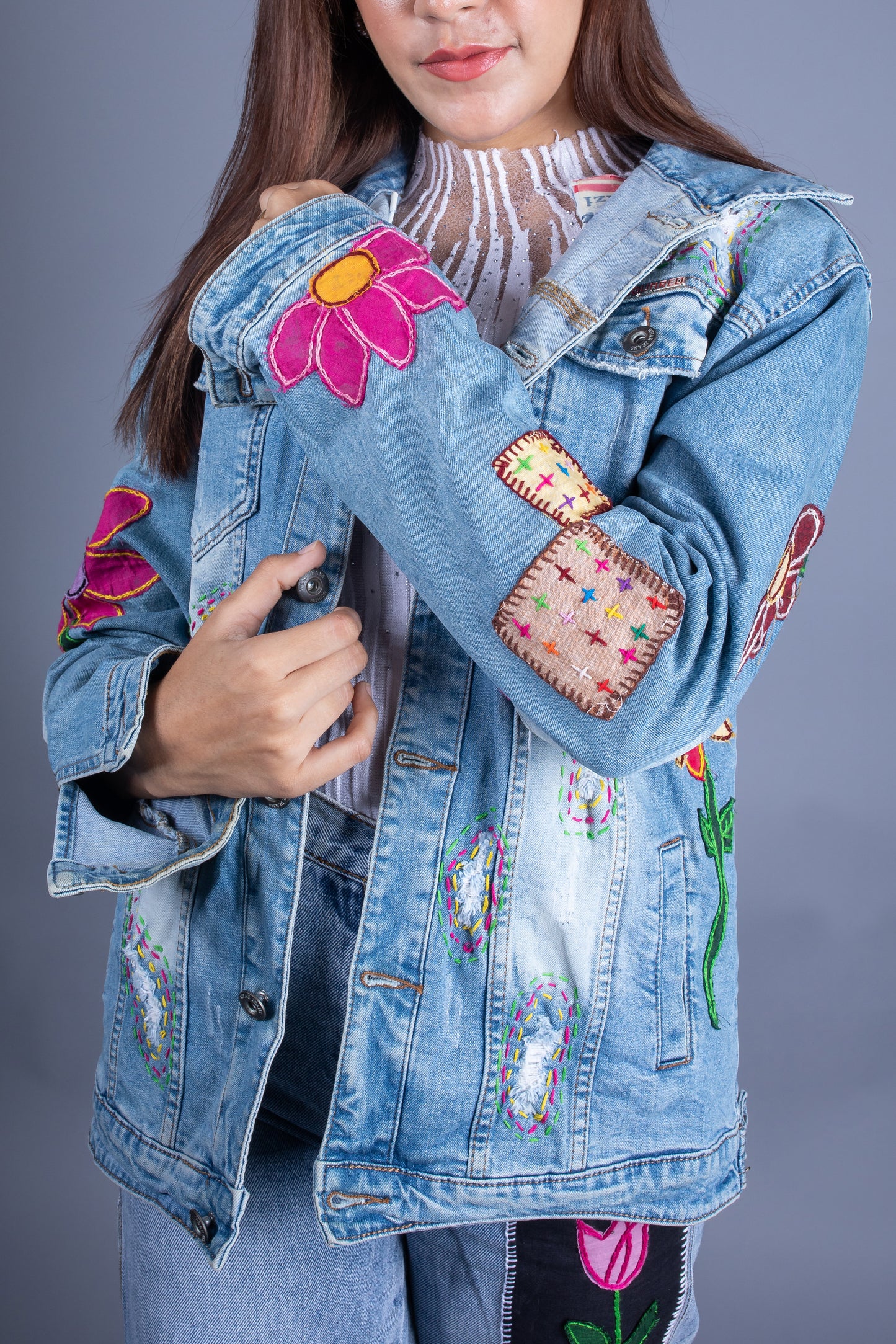 girl denim jacket