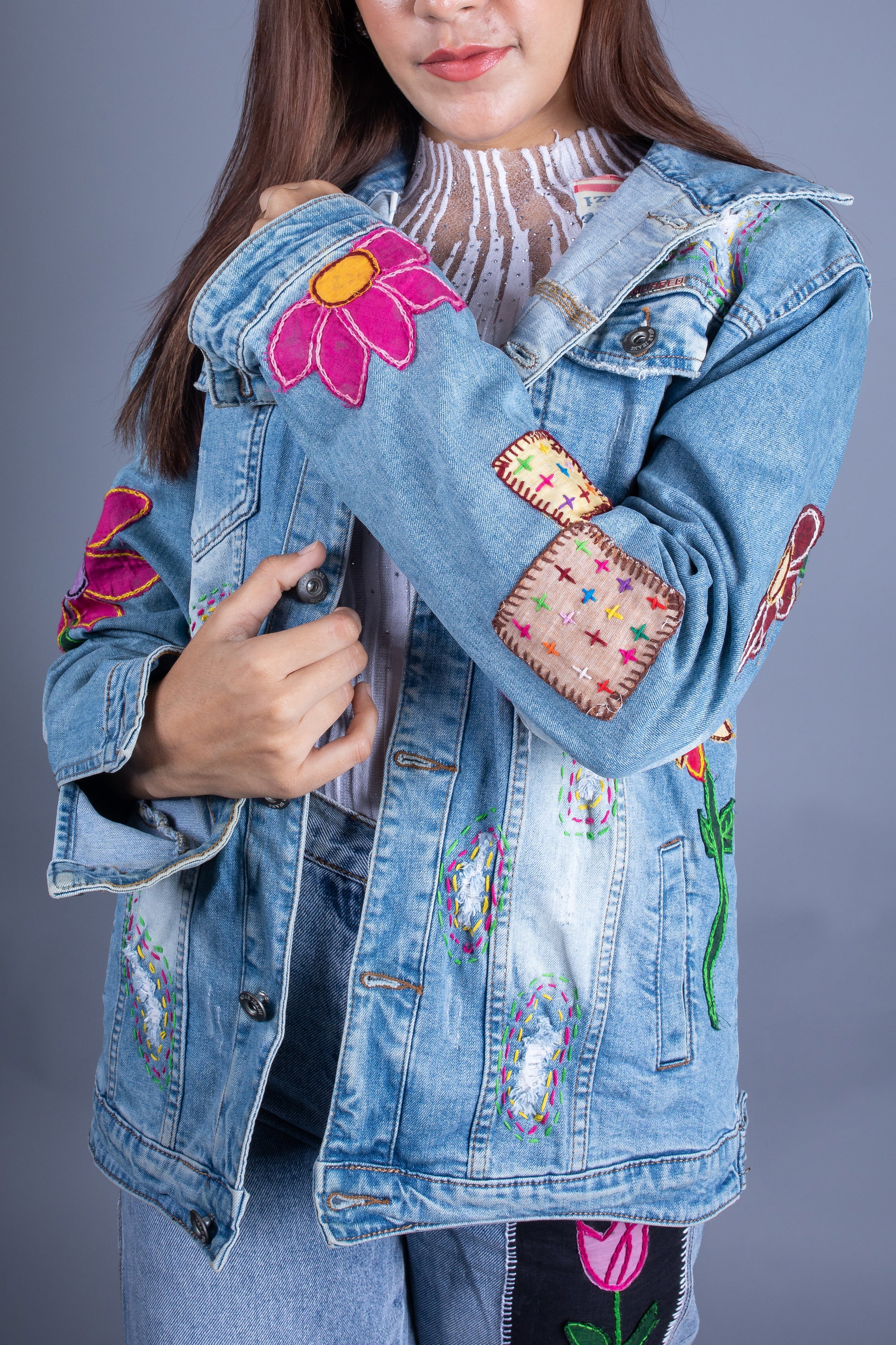 girl denim jacket