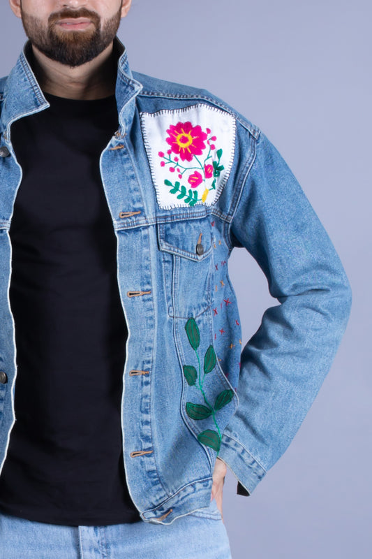 men denim jacket