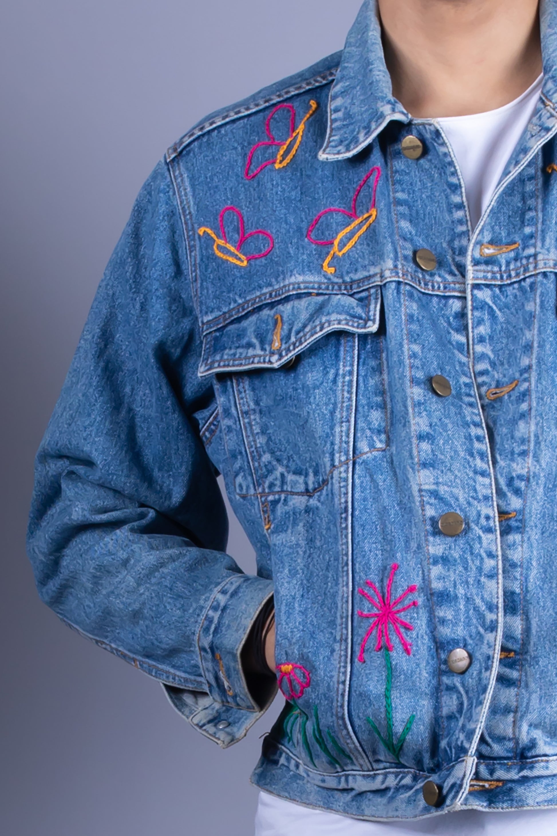 men denim jacket