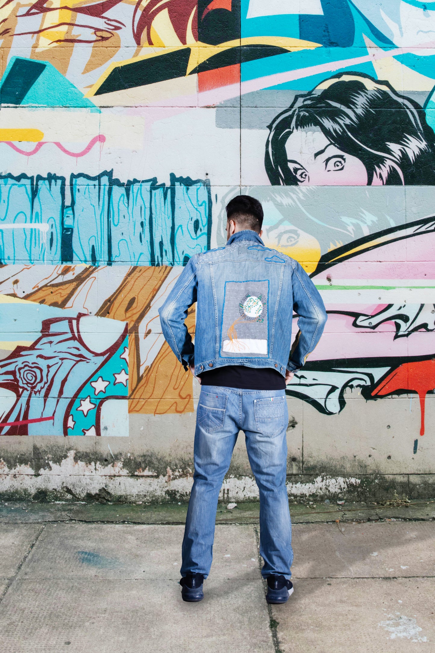 men denim jacket