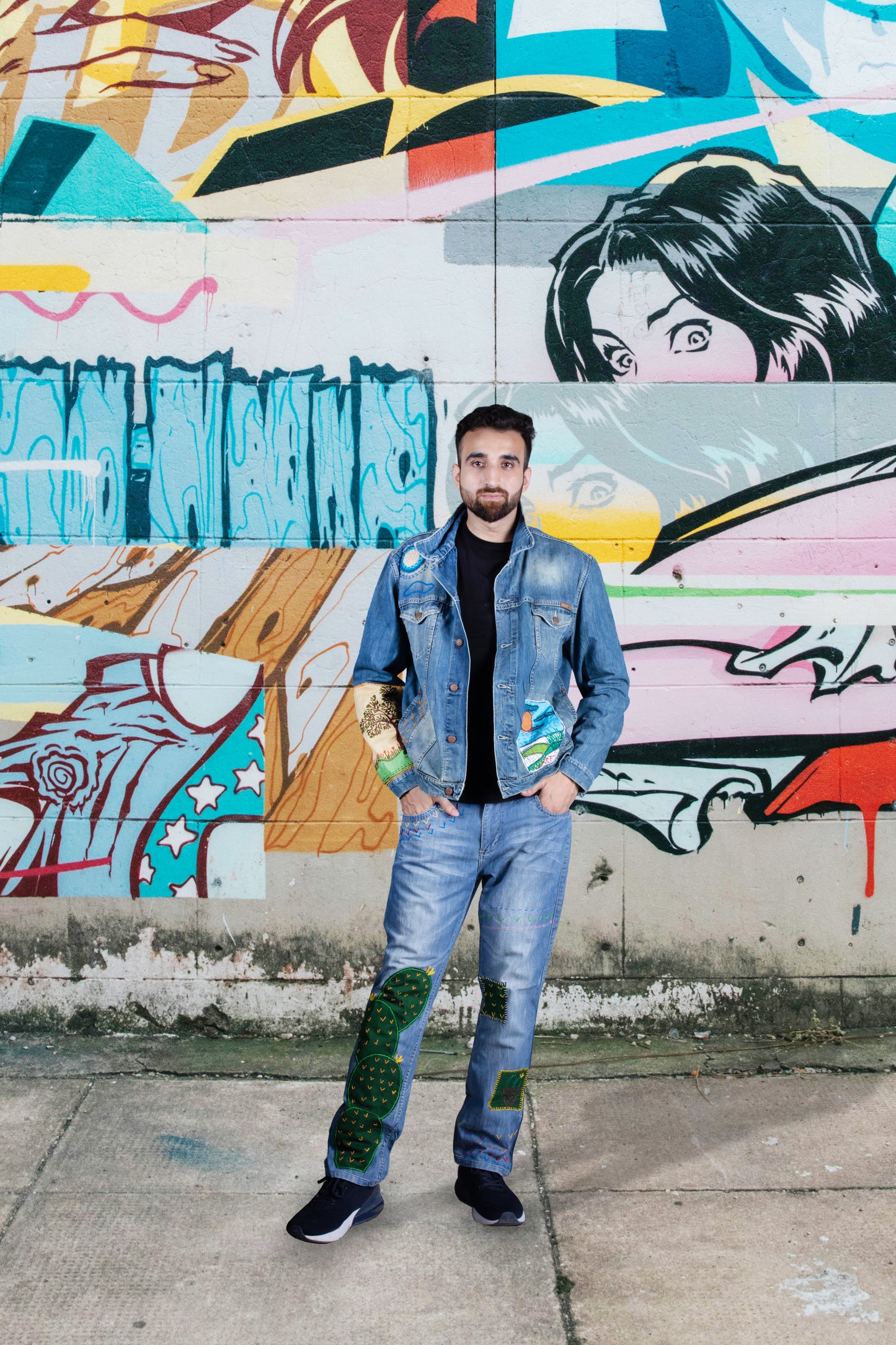 men denim jacket